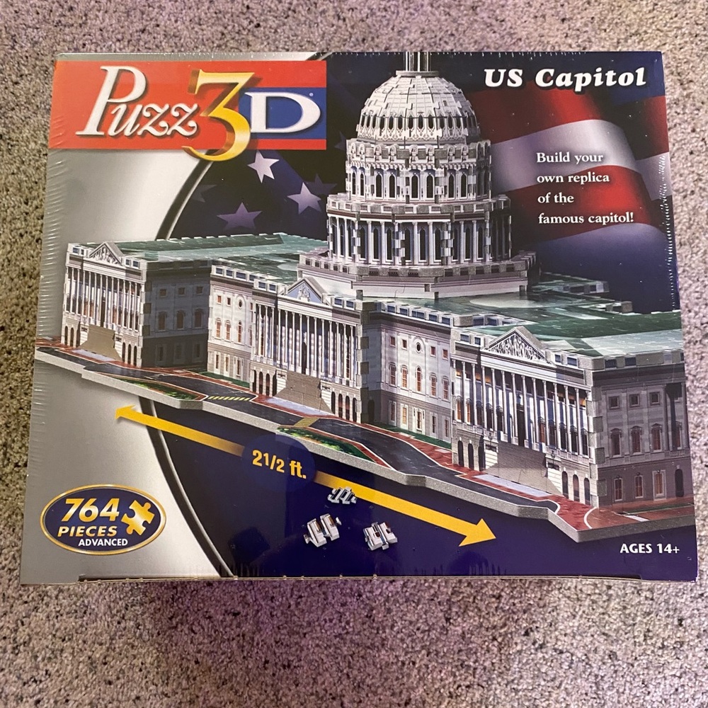 New in package Puzz3D US Capitol puzzle